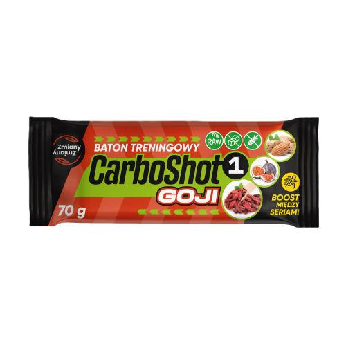Vegán goji bogyós szelet – CarboShot1, 70 g